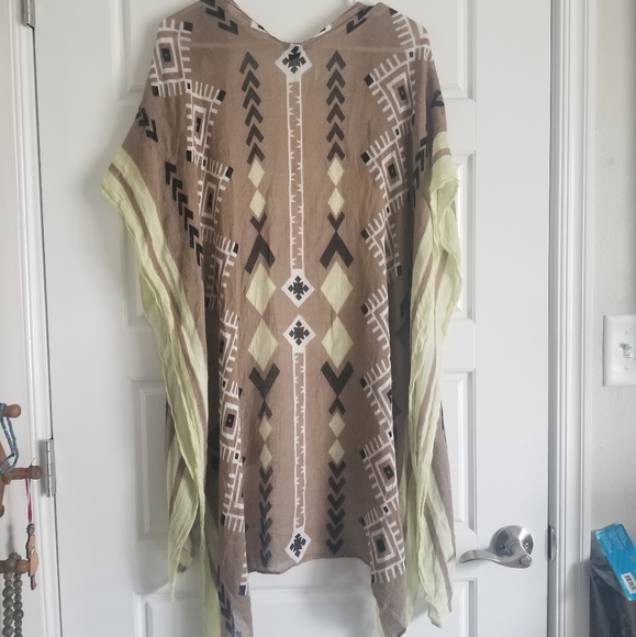 Anthro boho kimono wrap - Picture 3 of 6